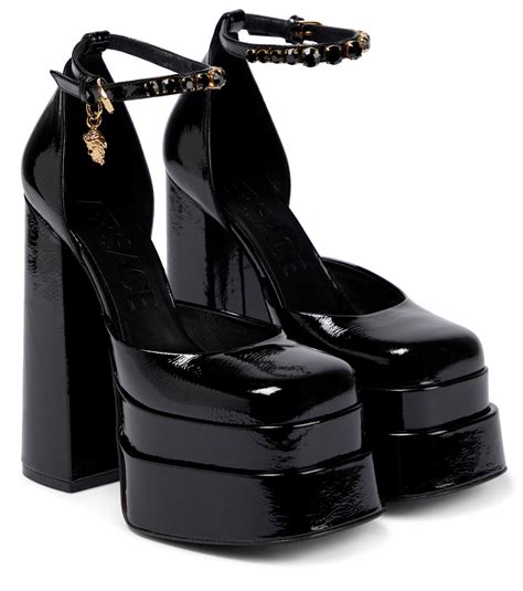 versace medusa pump outlet|Versace Medusa aevitas platform pumps.